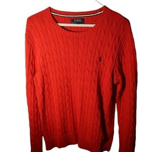 Big Kid’s Ralph Lauren Polo Shirt. Size:L/G (14-16) Color:Red